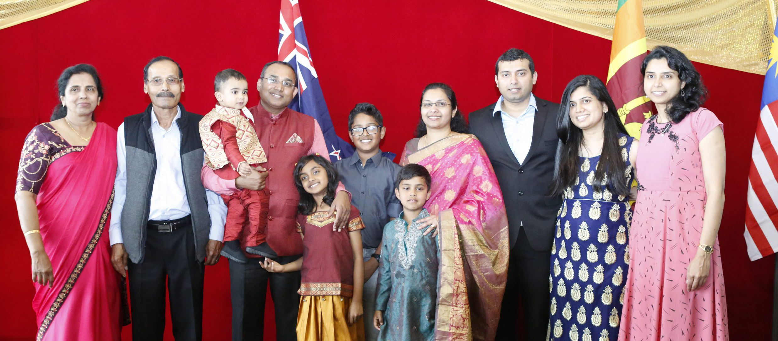Pastor Binuraj's family